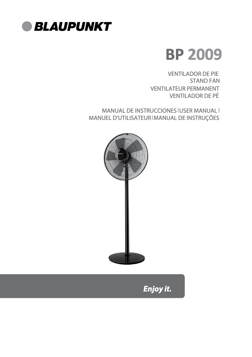 Image de la première page du manuel de l'appareil BP2009