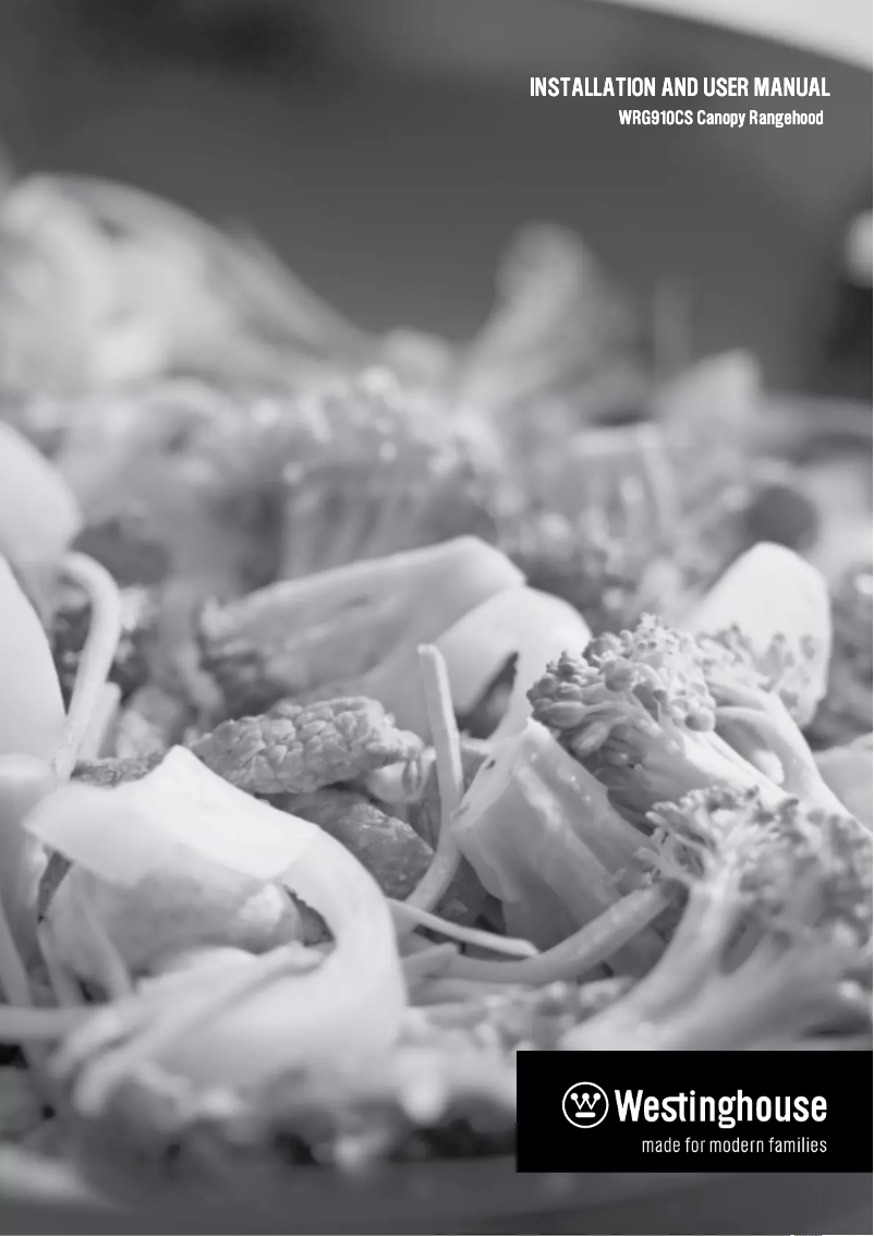 Image de la première page du manuel de l'appareil WRG910CS