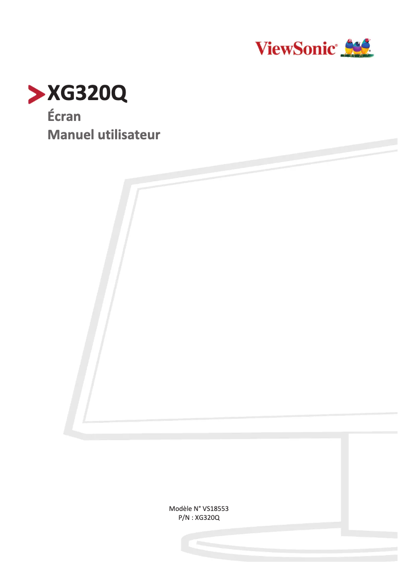 Página 1 del manual Manual de usuario Viewsonic Elite XG320Q