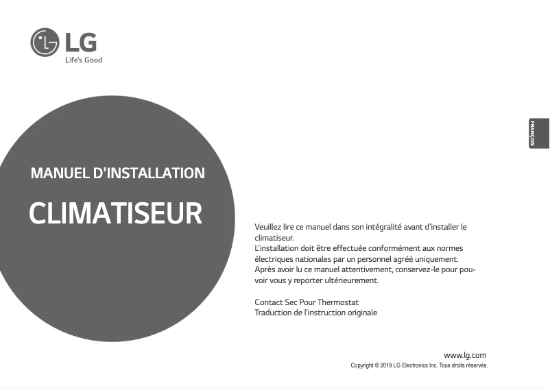 Image de la première page du manuel de l'appareil PDRYCB300