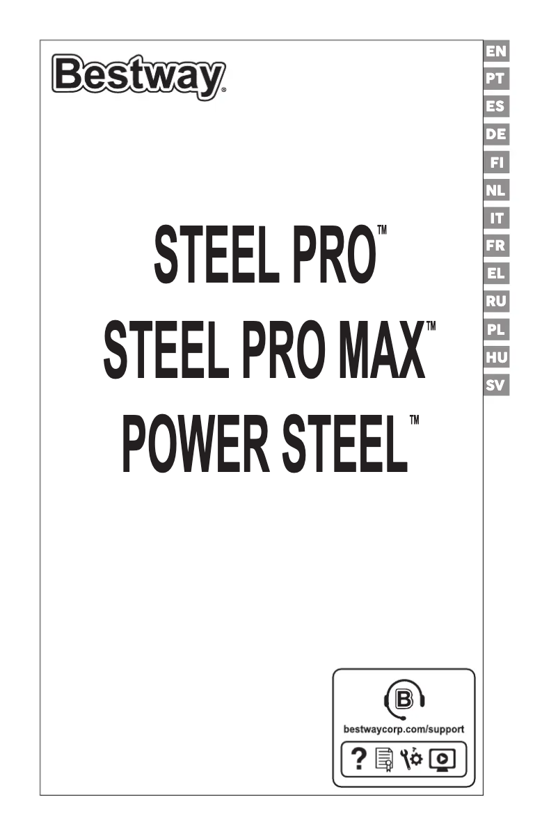 Page 1 de la notice Manuel utilisateur Bestway Steel Pro 561DT