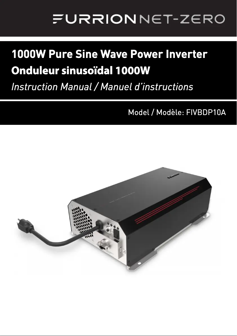 Page 1 de la notice Manuel utilisateur Furrion FIVBDP10A