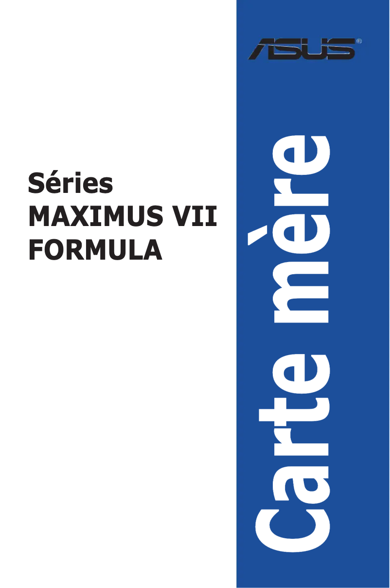 Page n°1 - Manuel utilisateur Asus Maximus VII Formula/Watch Dogs