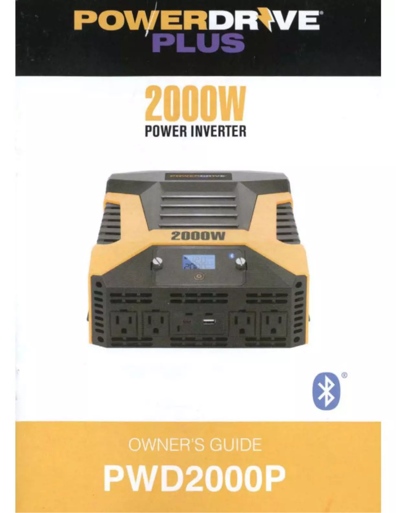 Page 1 de la notice Manuel utilisateur PowerDrive PWD2000P