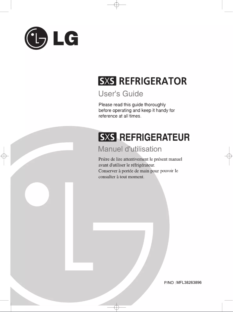 Page 1 de la notice Manuel utilisateur LG GC-B207BTQ