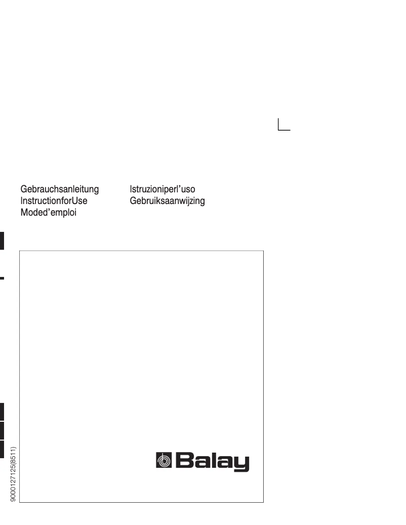 Image de la première page du manuel de l'appareil KI 6 BY N1