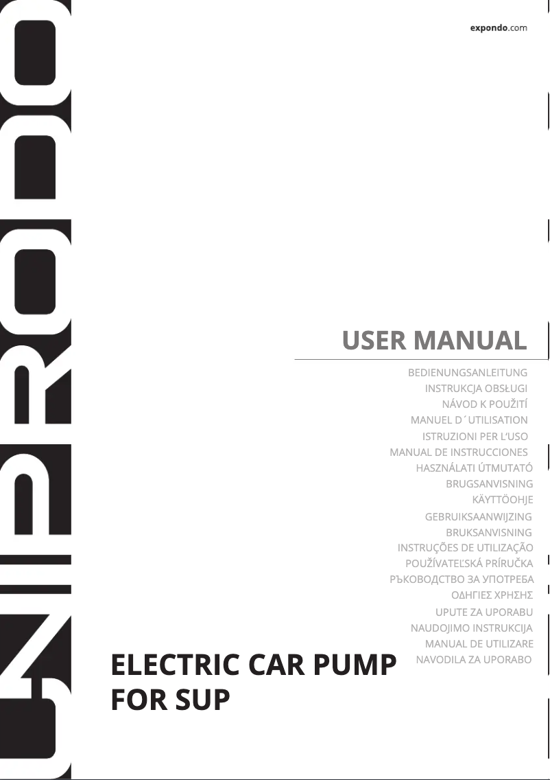 Page 1 de la notice Manuel utilisateur Uniprodo UNI_ECP_01