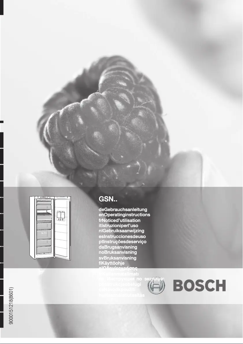 Page 1 de la notice Manuel utilisateur Bosch GSN32V10