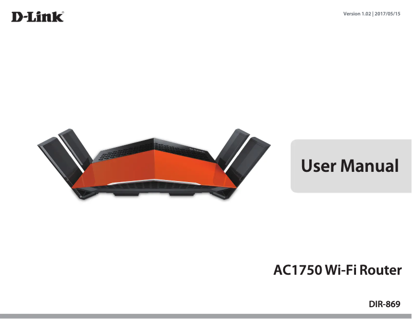 Page 1 de la notice Manuel utilisateur D-Link DIR-869
