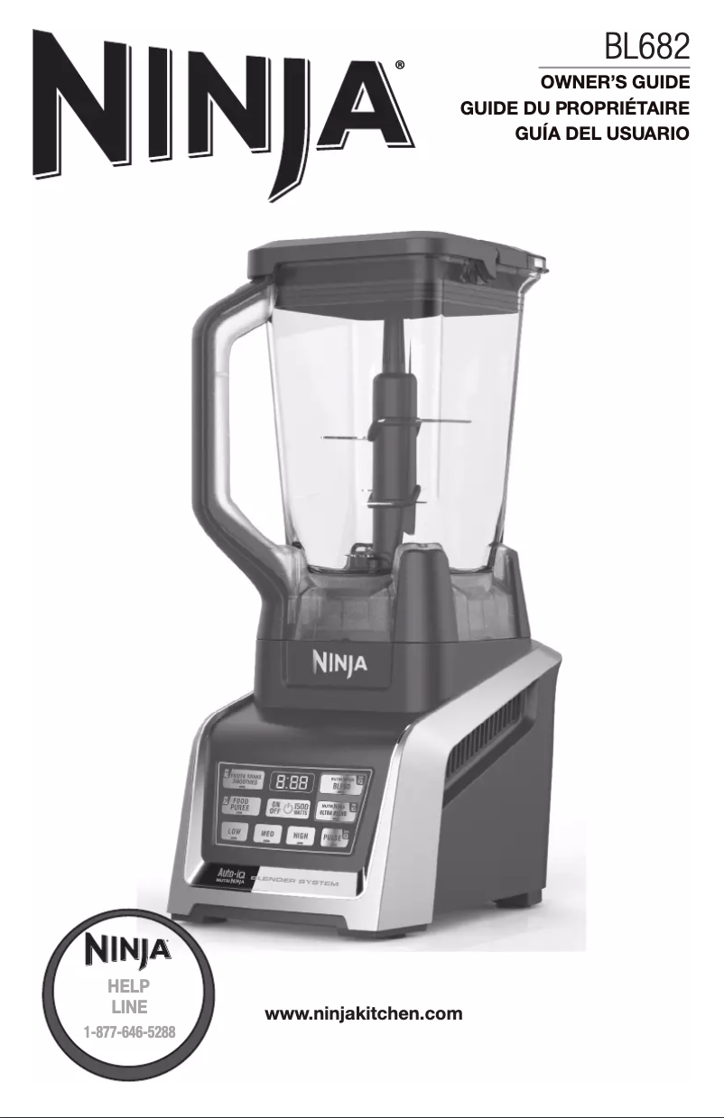 Page n°1 - Manuel utilisateur Nutri Ninja Duo Auto-iQ BL682