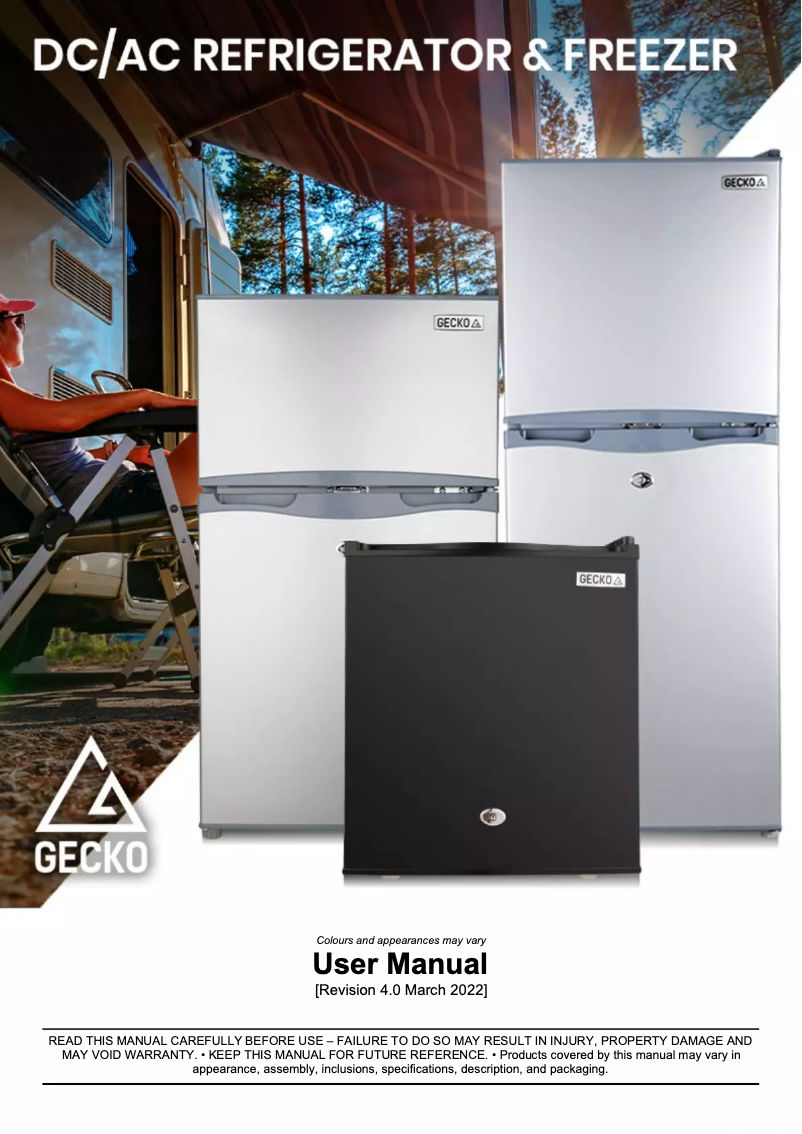 Page n°1 - Manuel utilisateur Gecko GKFF-06S