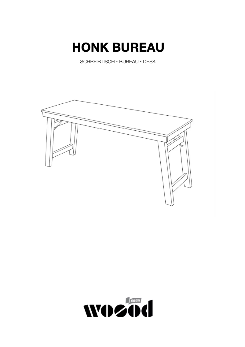 Page n°1 - Manuel utilisateur WOOOD Klap