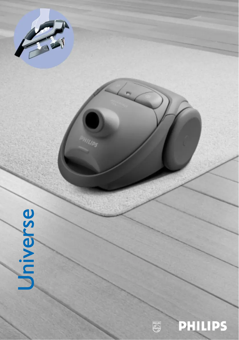 Página 1 del manual Manual de usuario Philips Universe FC9015
