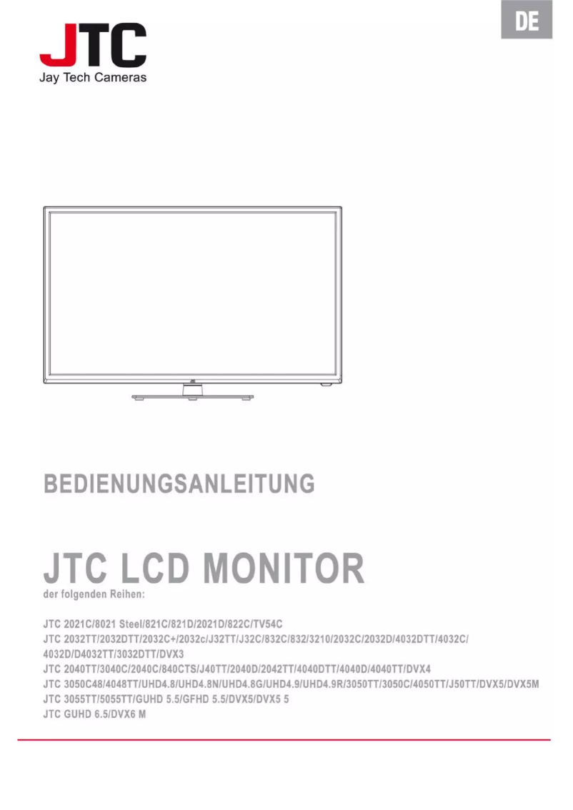 Image de la première page du manuel de l'appareil LED TV JTC 3040C