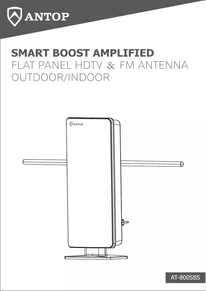 Page 1 de la notice Manuel utilisateur ANTOP AT-800SBS