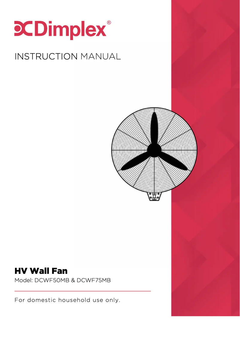 Image de la première page du manuel de l'appareil DCWF75MB