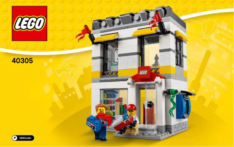 Page 1 de la notice Manuel utilisateur Lego Brand Store 40305