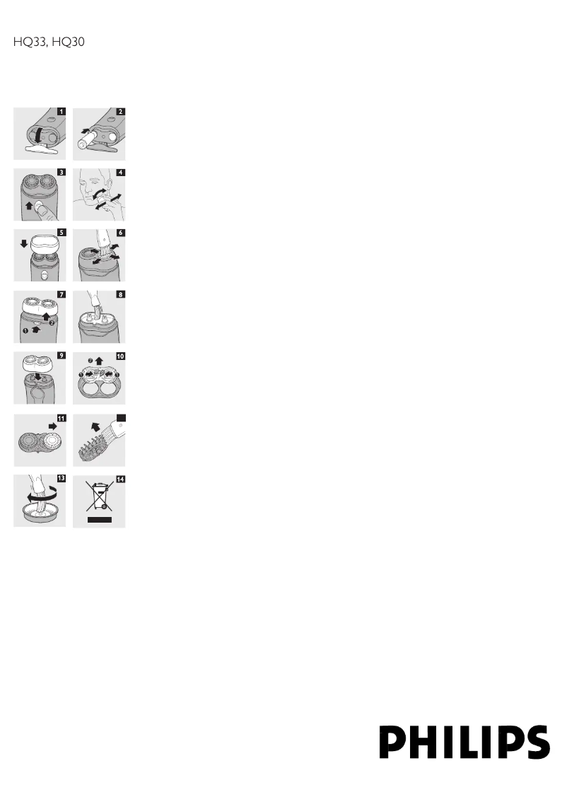 Image de la première page du manuel de l'appareil HQ33