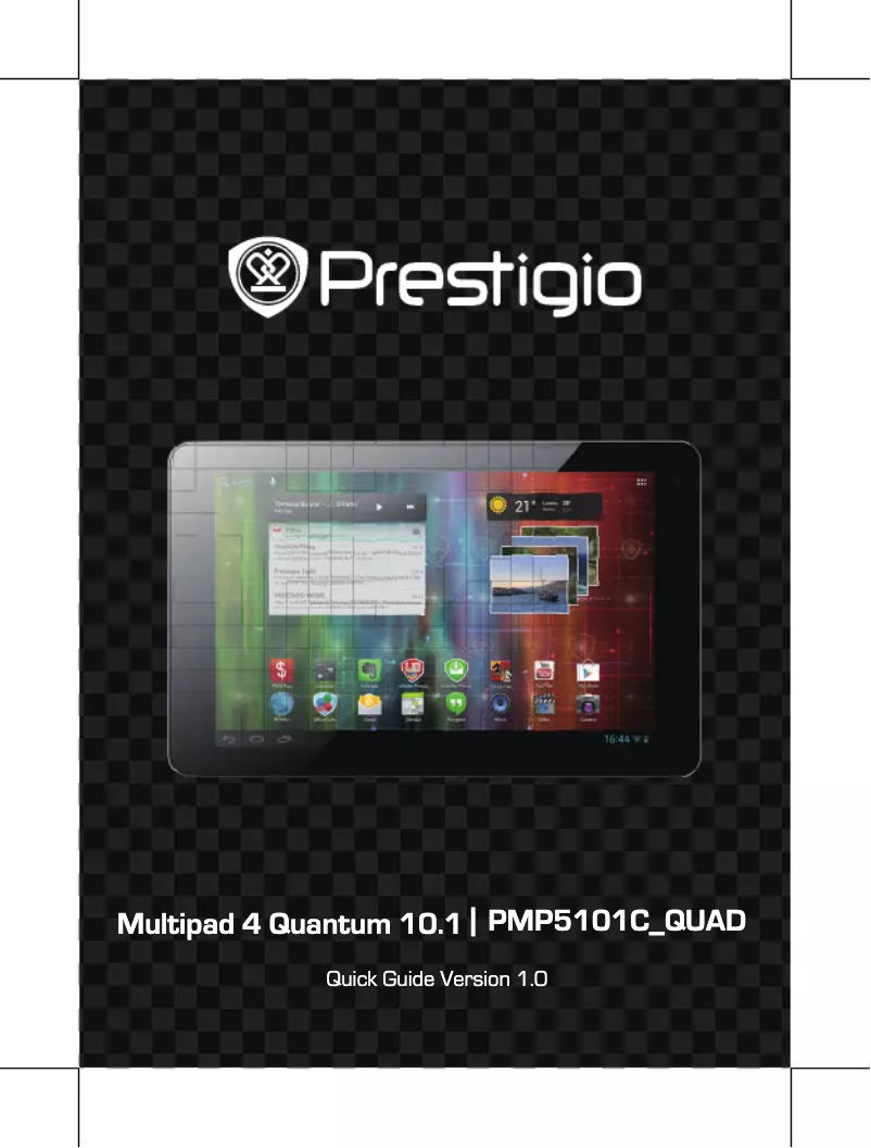 Page n°1 - Manuel utilisateur Prestigio MultiPad 4 Quantum 10.1