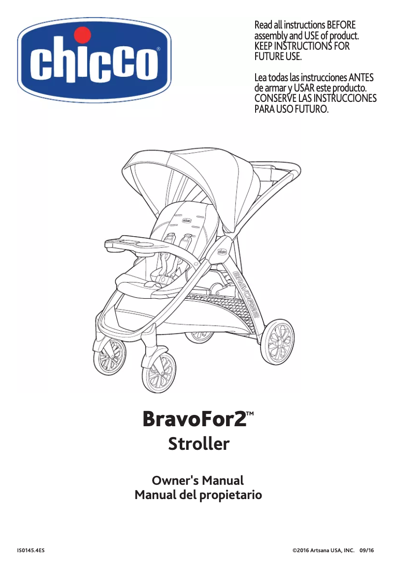 Page n°1 - Manuel utilisateur Chicco BravoFor2