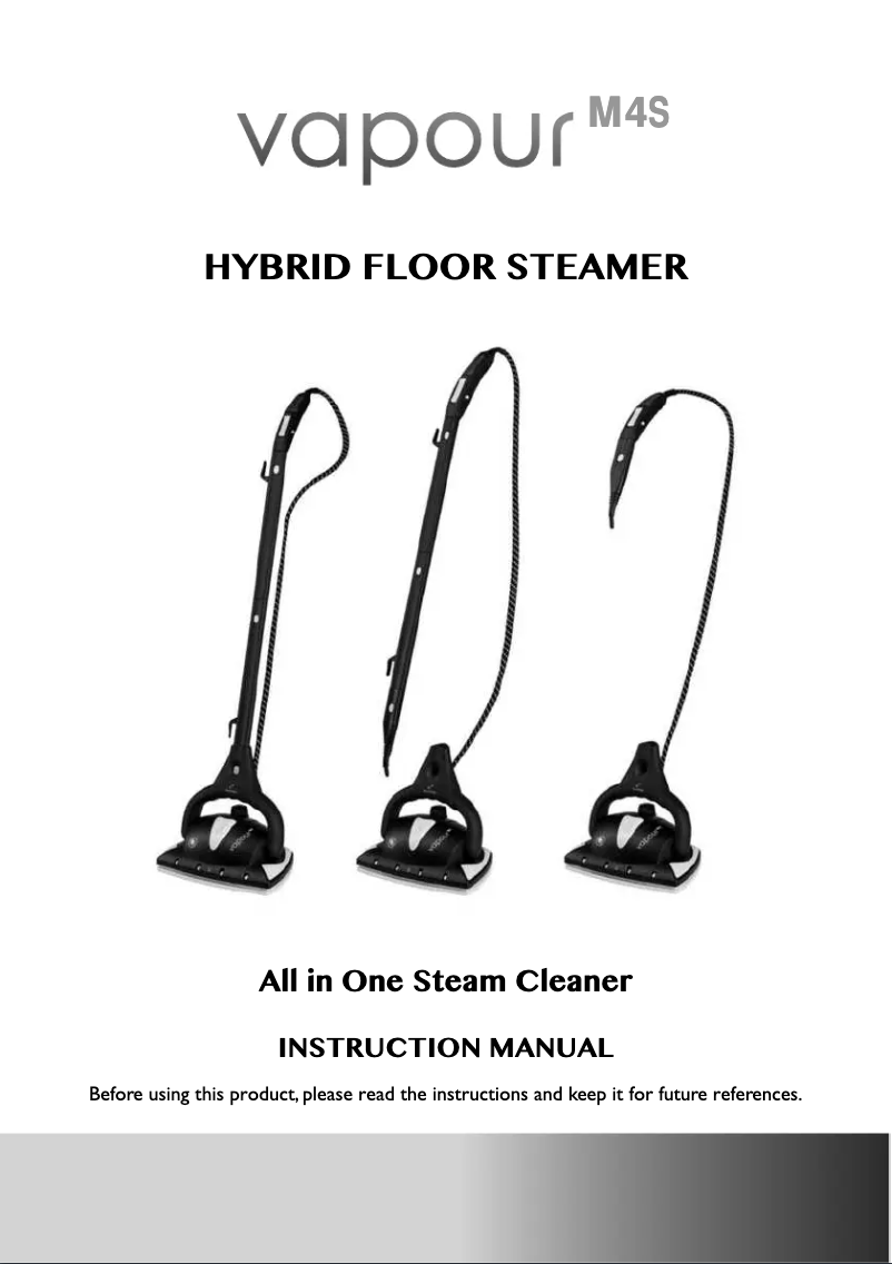 Página 1 del manual Manual de usuario Euroflex Vapour M4S