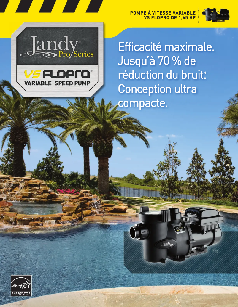 Page 1 de la notice Brochure JANDY VS FloPro