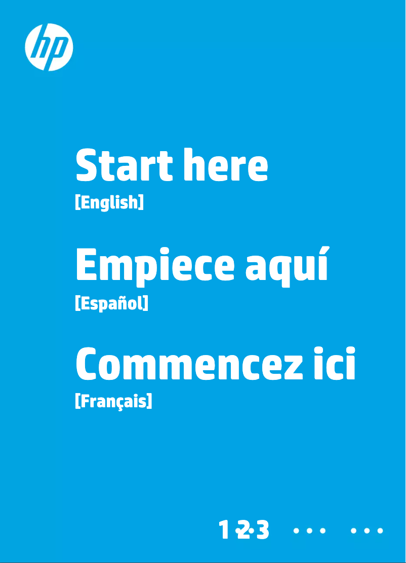 Image de la première page du manuel de l'appareil ENVY 5540