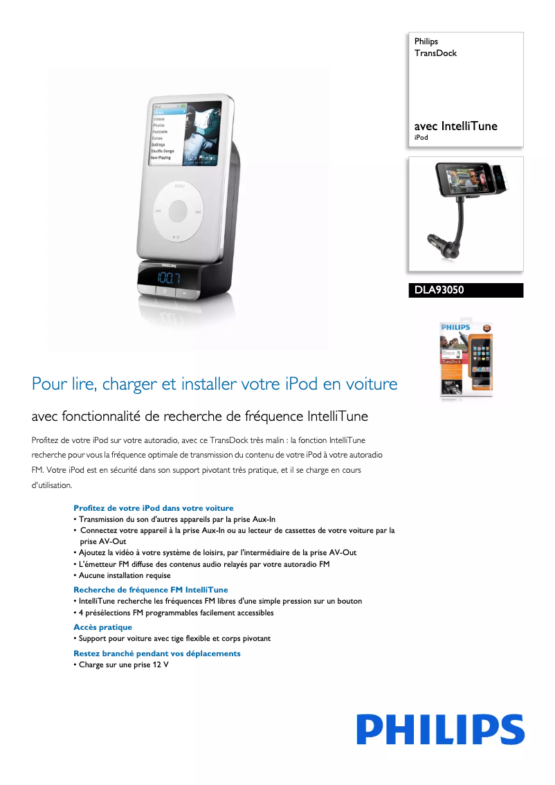 Image de la première page du manuel de l'appareil DLA93050