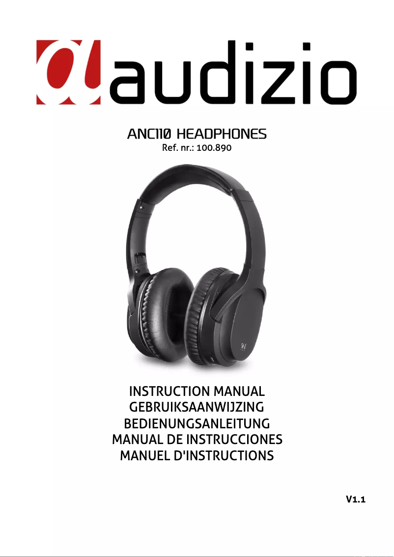 Página 1 del manual Manual de usuario Audizio ANC110