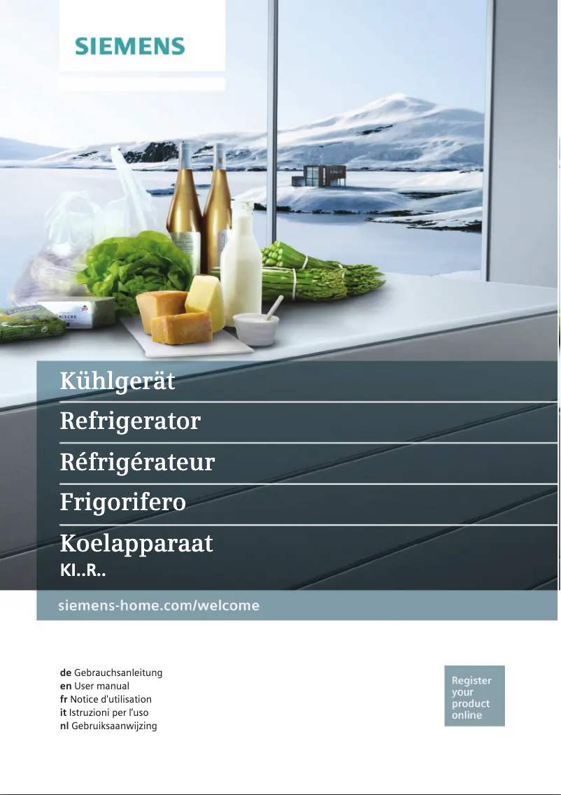 Página 1 del manual Manual de instrucciones Bosch KIL18E62