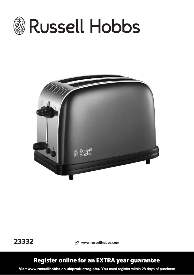 Page 1 de la notice Manuel utilisateur Russell Hobbs 23332