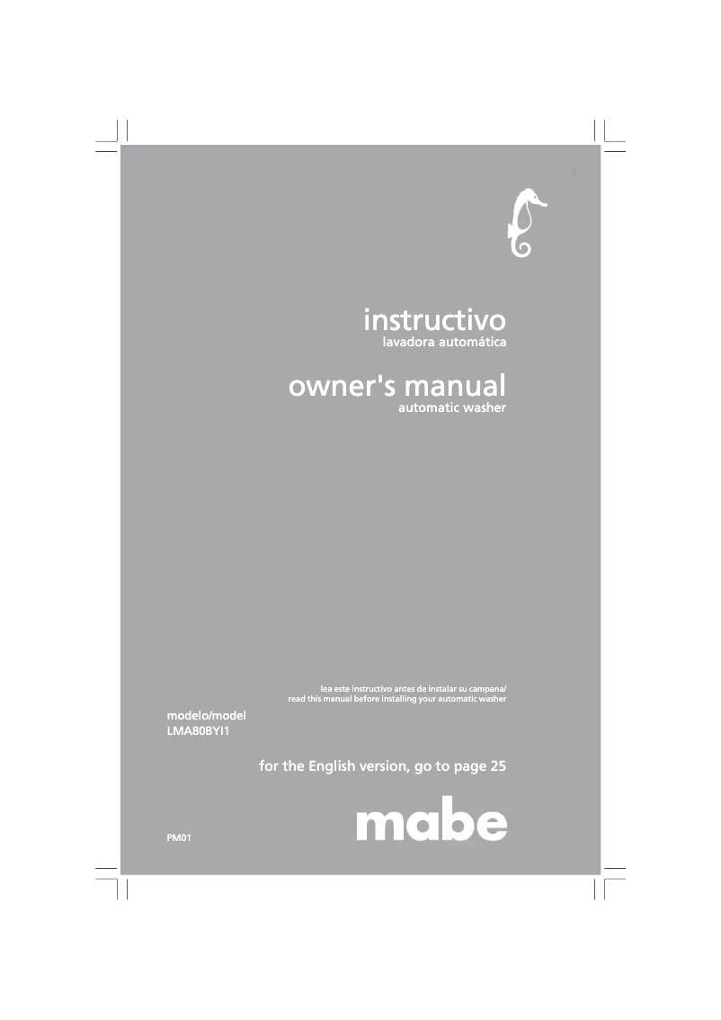 Image de la première page du manuel de l'appareil LMA80BYIO