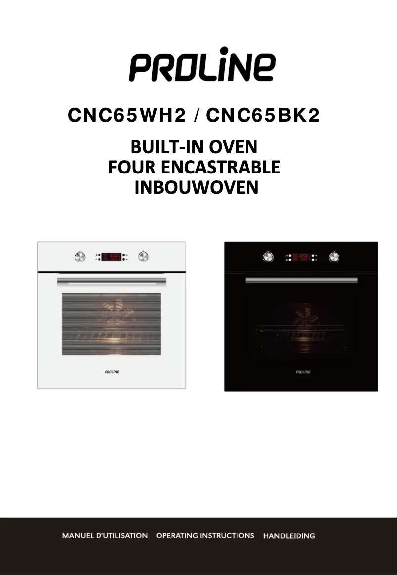 Page 1 de la notice Manuel utilisateur Proline CNC 65 BK2