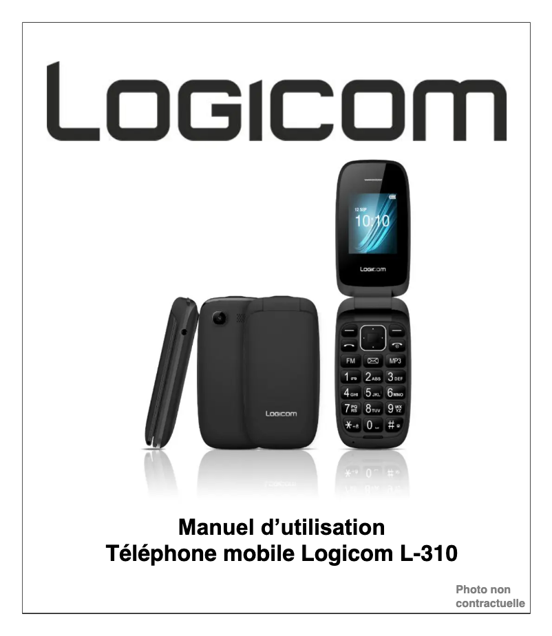 Page n°1 - Manuel utilisateur Logicom L-310