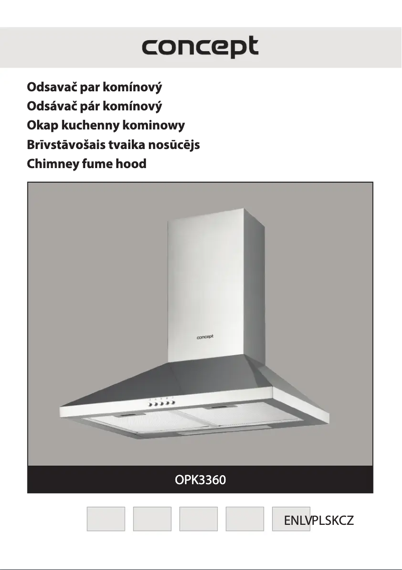 Page 1 de la notice Manuel utilisateur Concept OPK3360