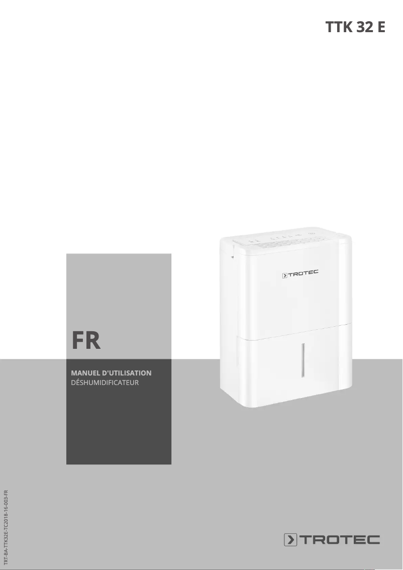 Image de la première page du manuel de l'appareil TTK 32 E