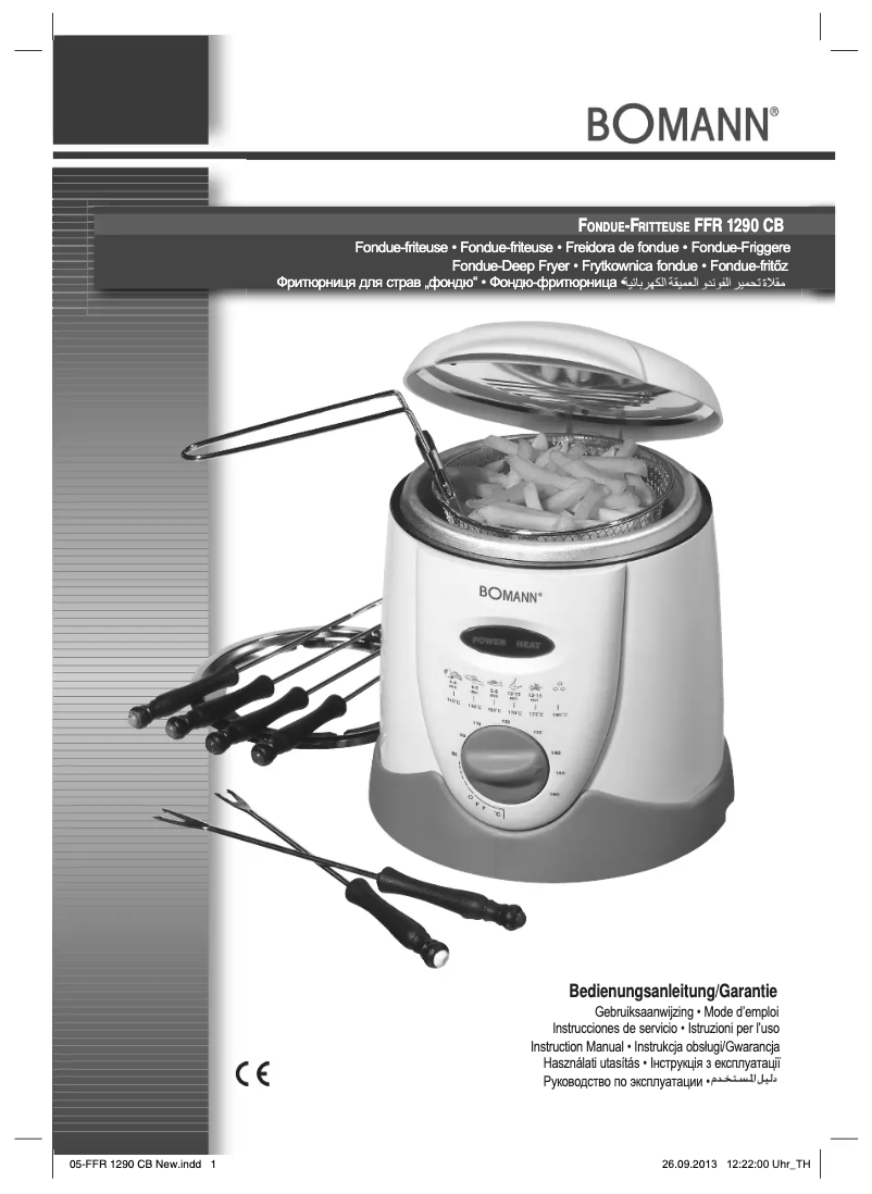 Image de la première page du manuel de l'appareil FFR 1290 CB