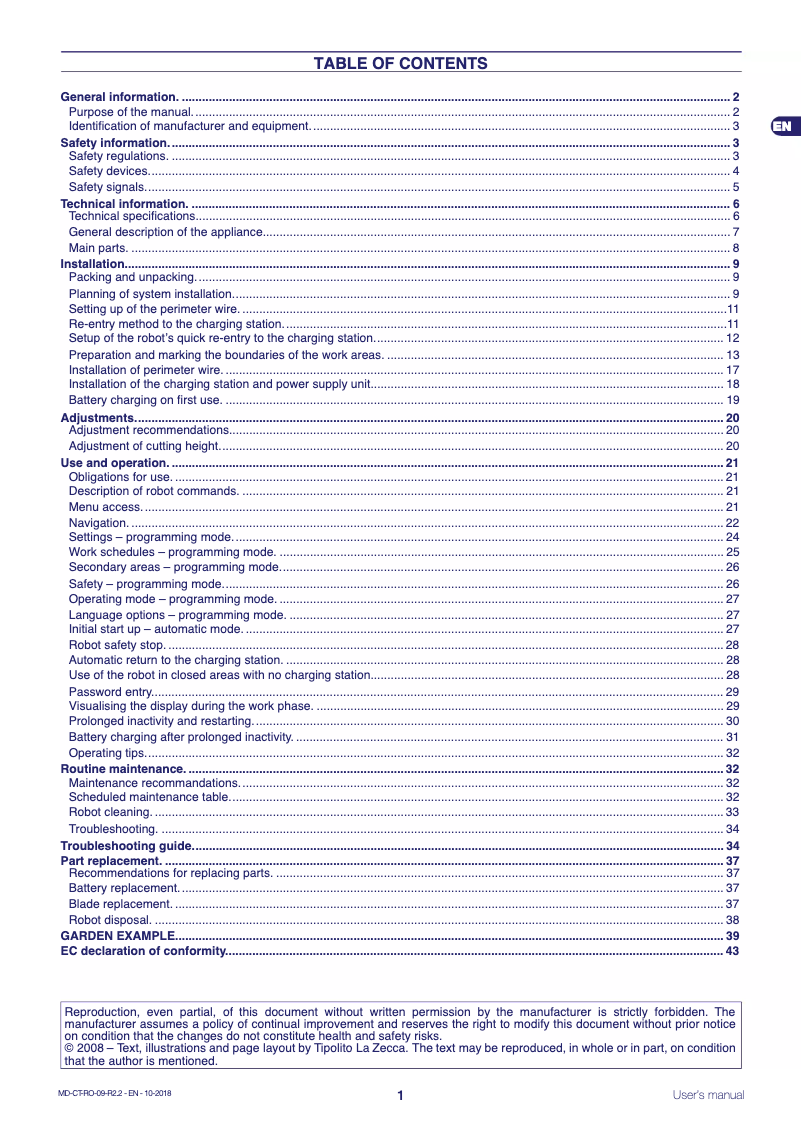 Página 1 del manual Manual de usuario Ambrogio L30 Basic