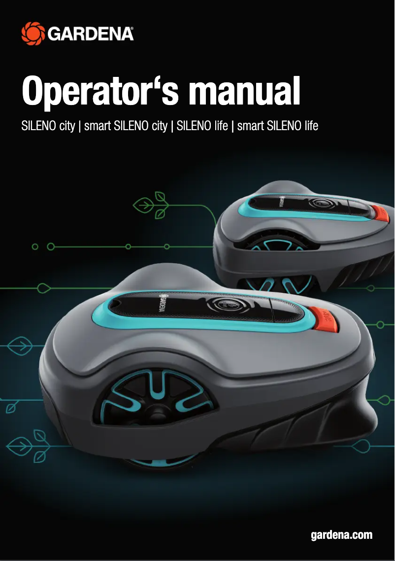 Page 1 de la notice Manuel utilisateur Gardena Sileno life 1500