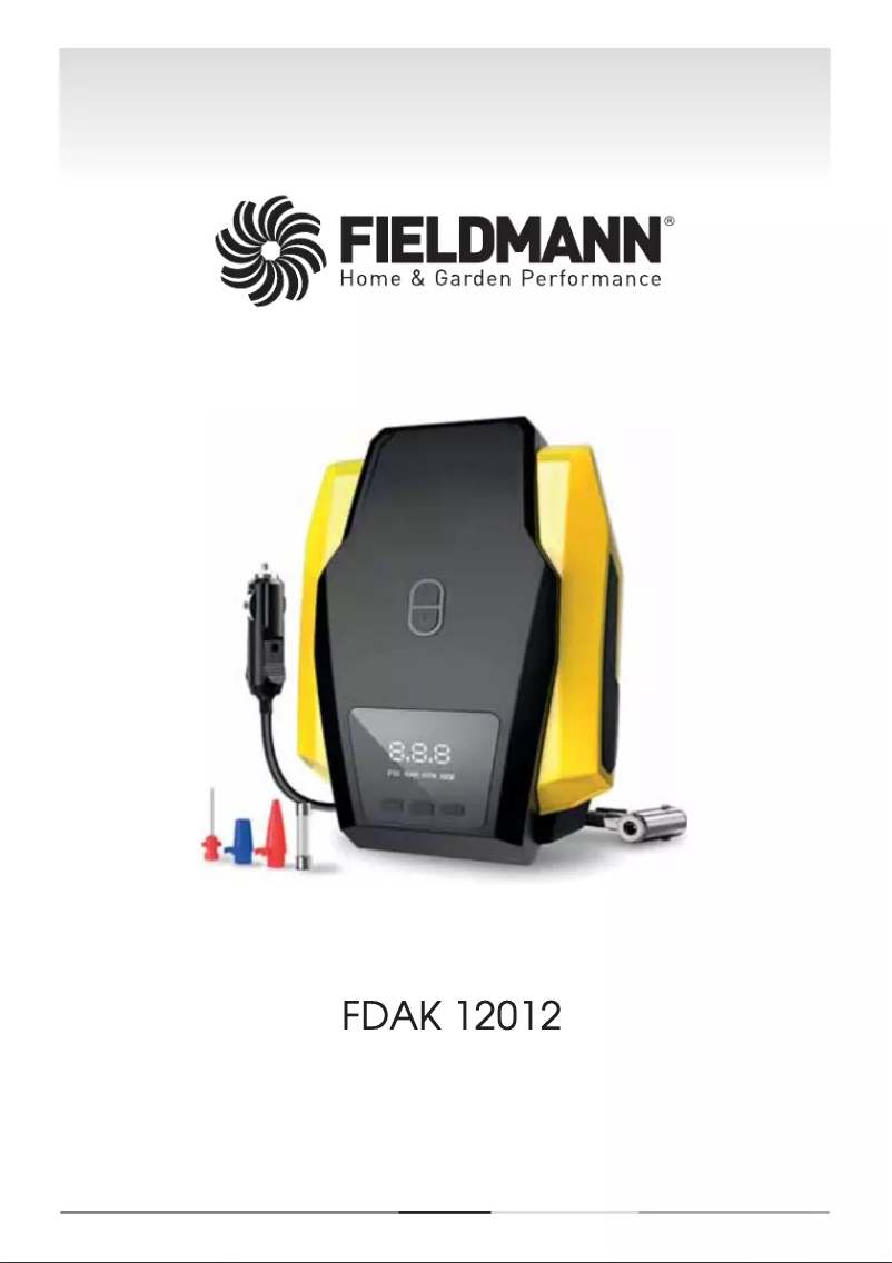 Page n°1 - Manuel utilisateur Fieldmann FDAK 12012
