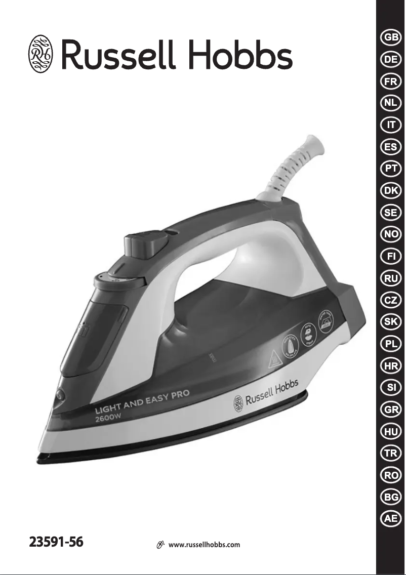 Page n°1 - Manuel utilisateur Russell Hobbs Light and Easy Pro 23591-56