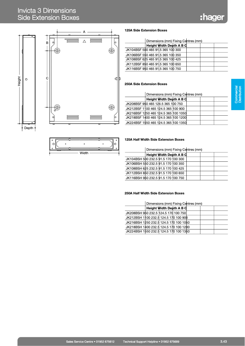 Page 1 de la notice Manuel utilisateur Hager JK104BSF