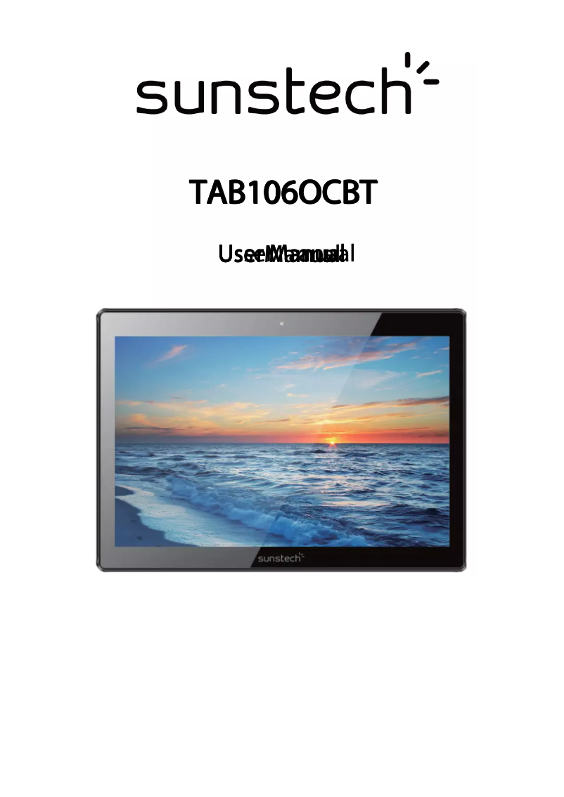 Image de la première page du manuel de l'appareil Tab 106 OCBT