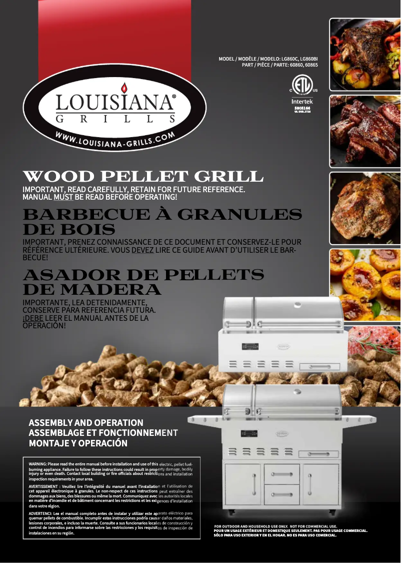 Image de la première page du manuel de l'appareil 60865