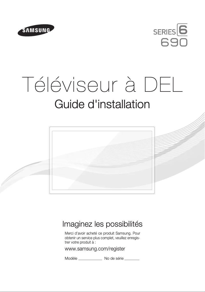Image de la première page du manuel de l'appareil HG55NC690EF