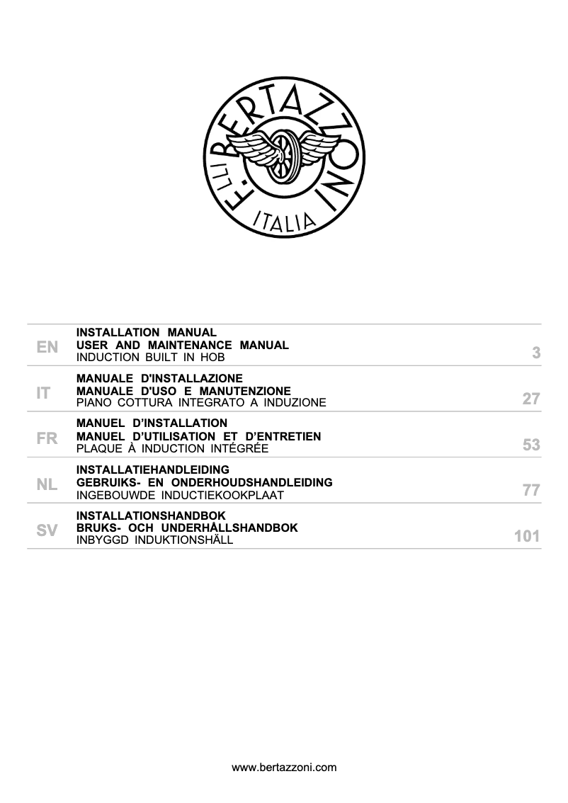 Image de la première page du manuel de l'appareil P784I1M30NVS