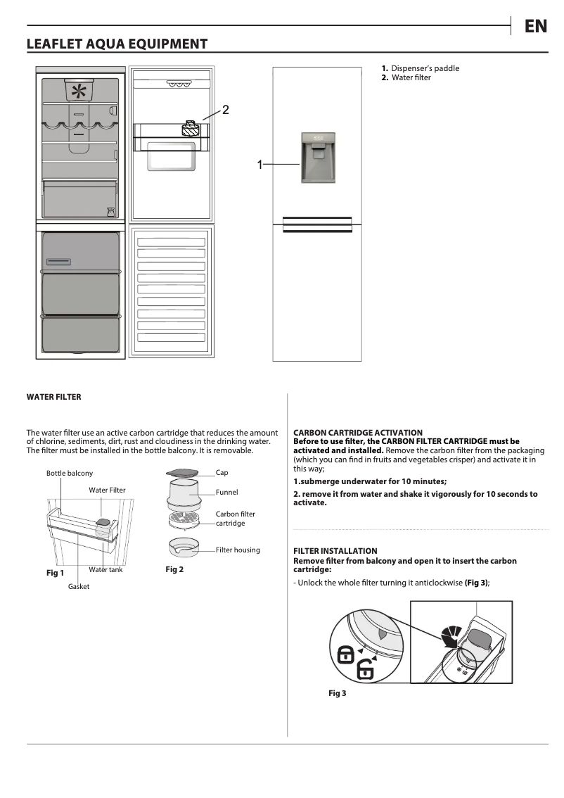 Page n°1 - Manuel utilisateur Indesit LI8 S2E S AQUA