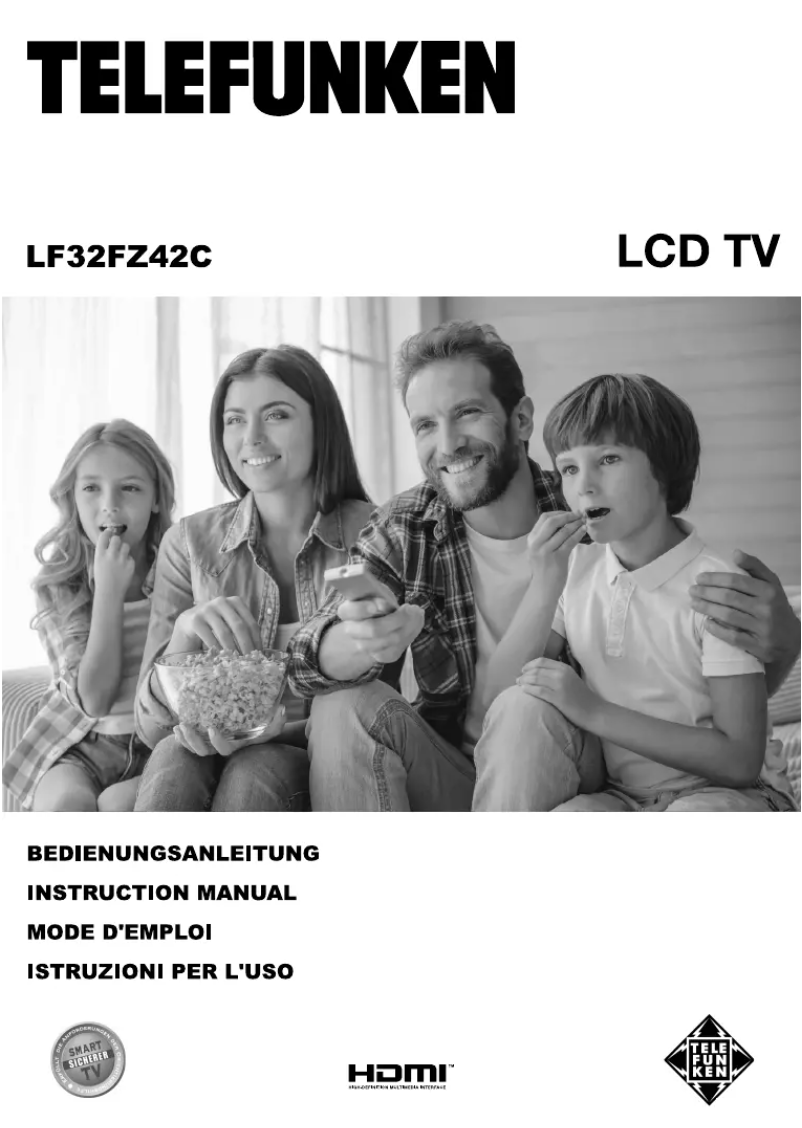 Page n°1 - Manuel utilisateur Telefunken LF32FZ42C