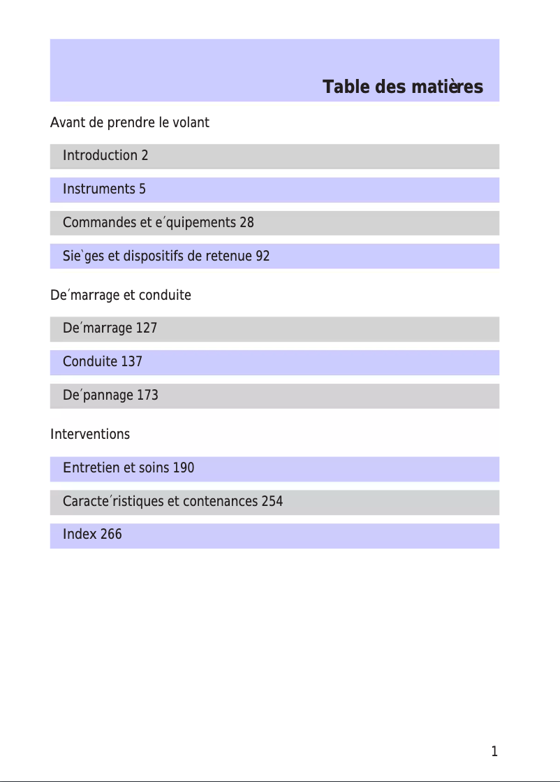 Page 1 de la notice Manuel utilisateur Ford Explorer (1997)