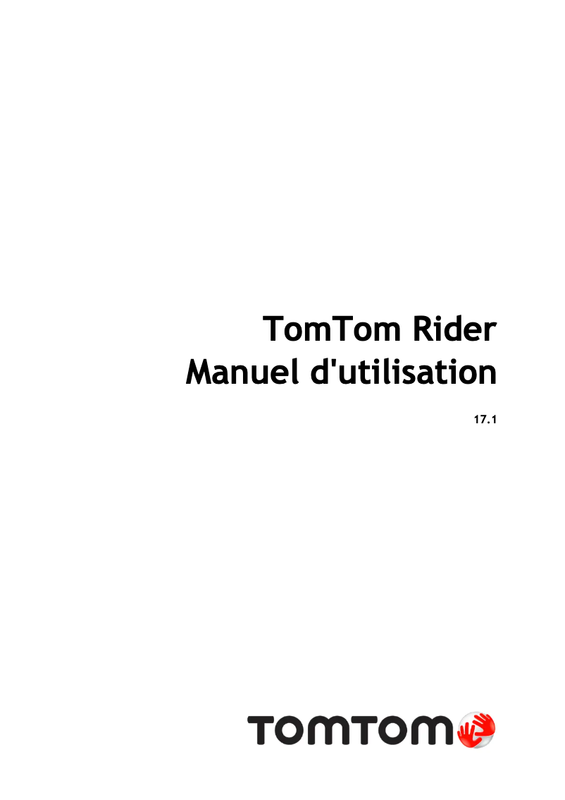 Image de la première page du manuel de l'appareil RIDER 450